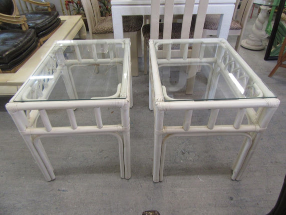 Pair of Ficks Reed Side Tables