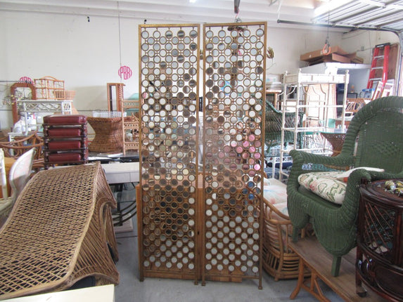 Gold Gilt Circle Metal Mirror Panels
