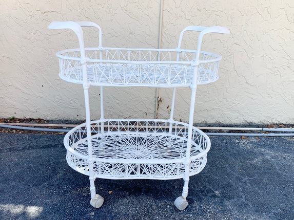 Russell Woodard Webspun Bar Cart