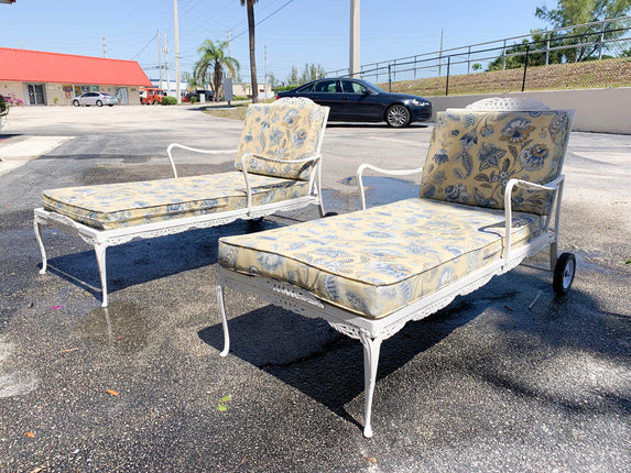 Pair of Palm Beach Chic Loungers