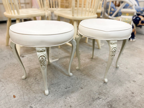 Pair of Hollywood Regency Stools