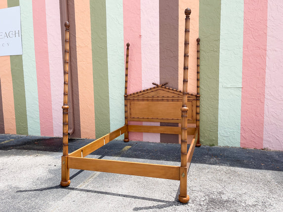 The Breakers Faux Bamboo Queen Bed