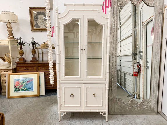 Faux Bamboo Thomasville Cabinet