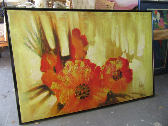 Poppy Mid Century Moran Painting