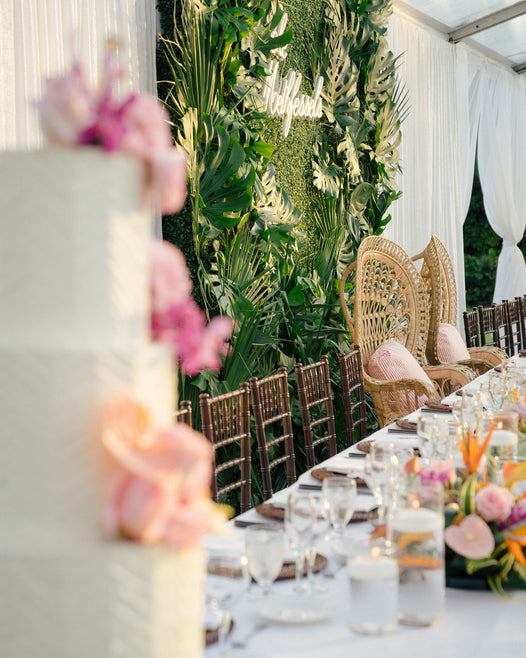 Tropical Wedding with P.B.R Touches