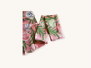 Set of Four Pink Seashell Dinner Napkins