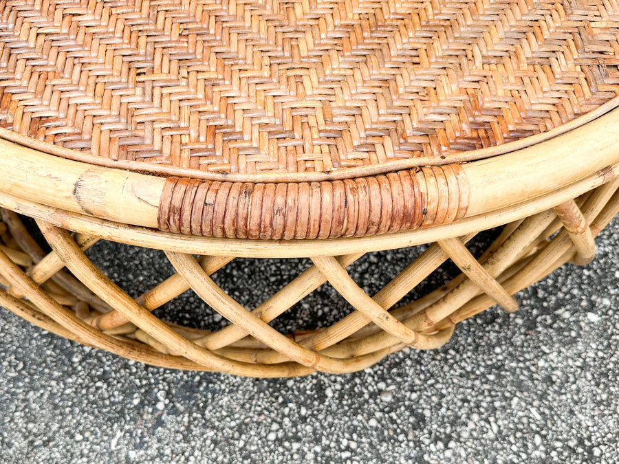 Coastal Rattan Coffee Table