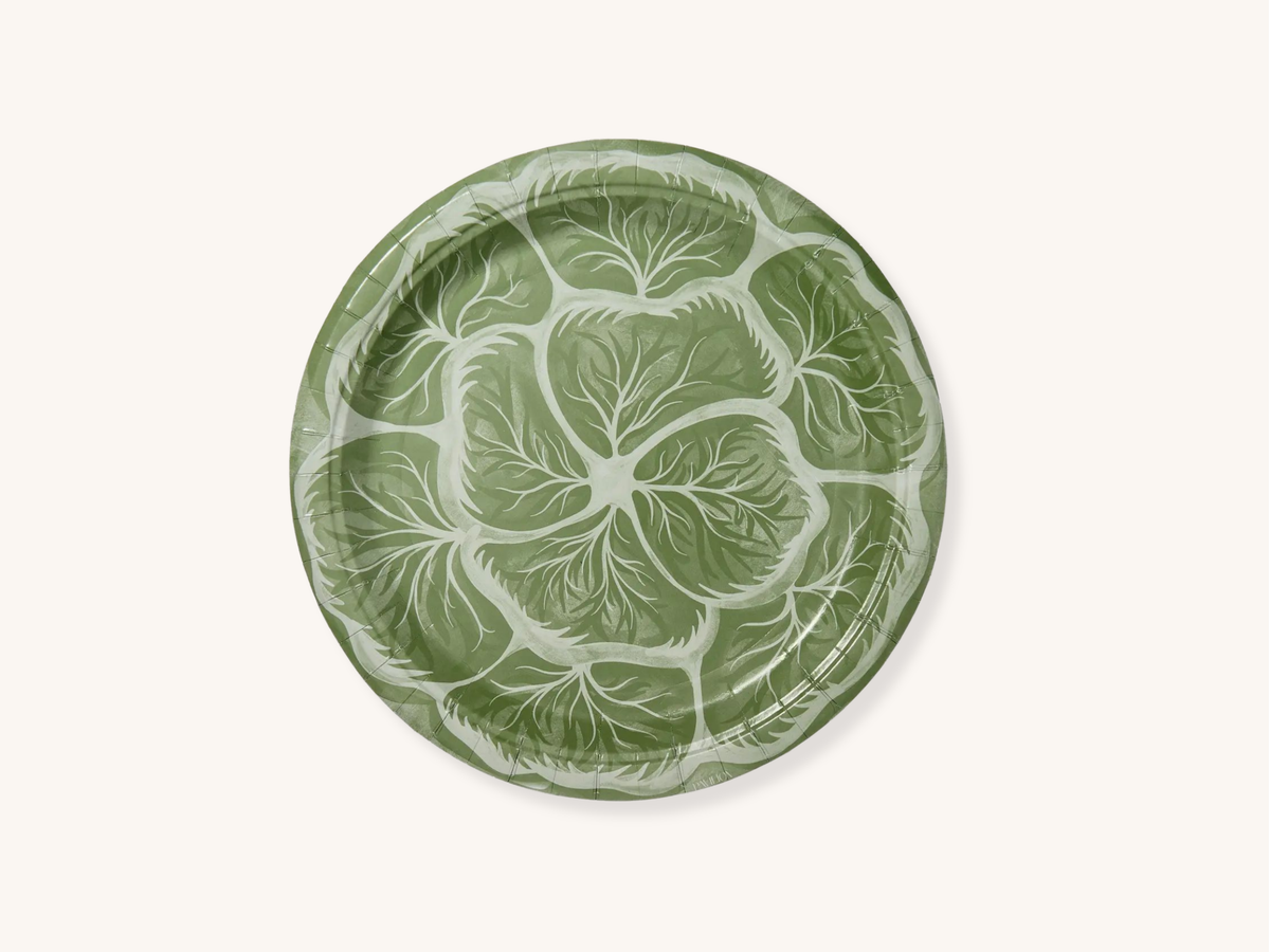 Green Cabbage Dinner Plates