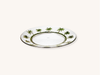 Set of Four Acrylic Palm Tree Dinner Plates