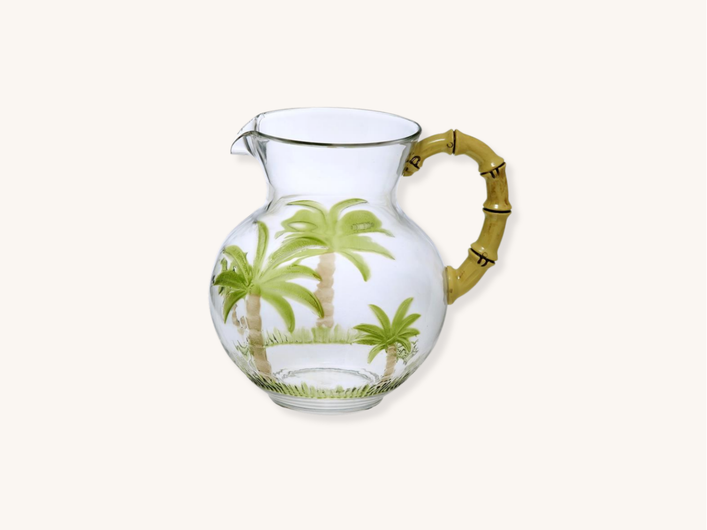 Acrylic Palm Tree Pitcher