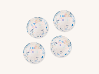 Set of Four Mirror Ball Disco Coasters