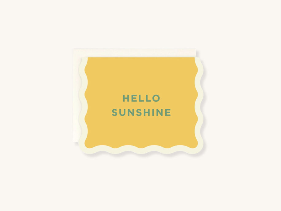 Hello Sunshine Greeting Card