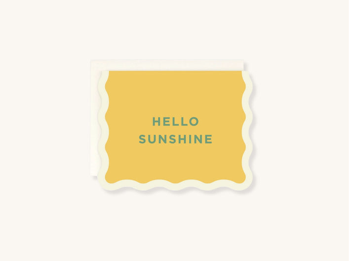 Hello Sunshine Greeting Card