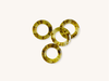 Set of Four Moss Acrylic Napkin Rings