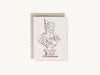 Birthday Bust Greeting Card