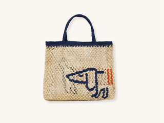 Breton Dog Jute Tote