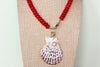 Palm Beach Regency's Red Quartz Gemstone and Shell Necklace