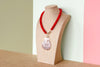 Palm Beach Regency's Red Quartz Gemstone and Shell Necklace