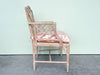 Faux Bamboo Chippendale Arm Chair