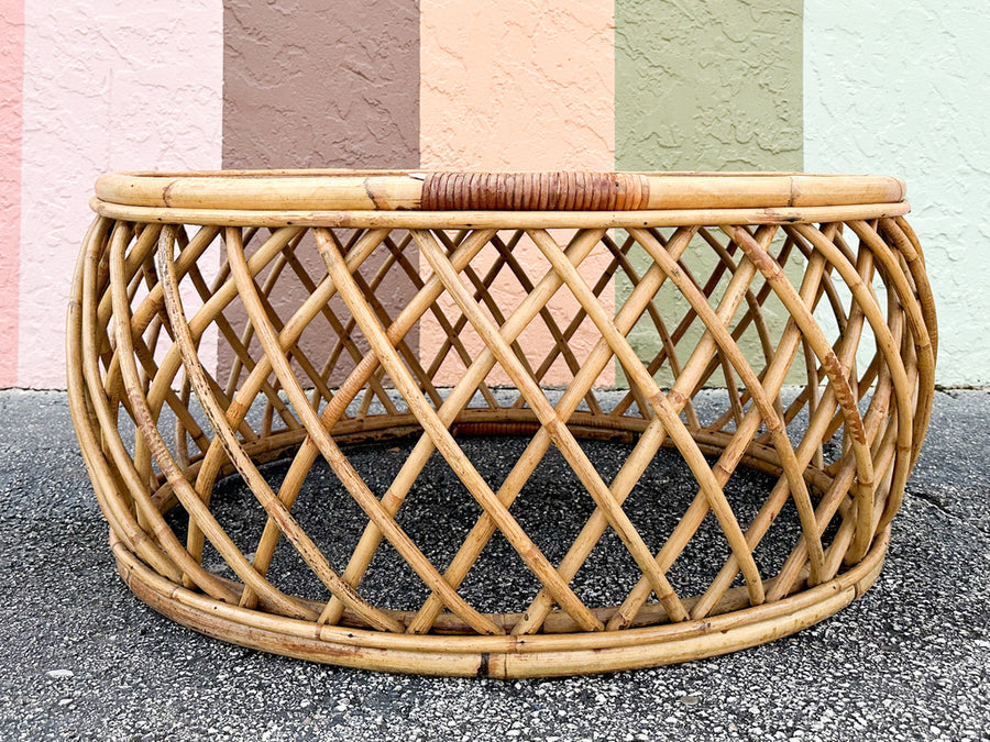 Coastal Rattan Coffee Table