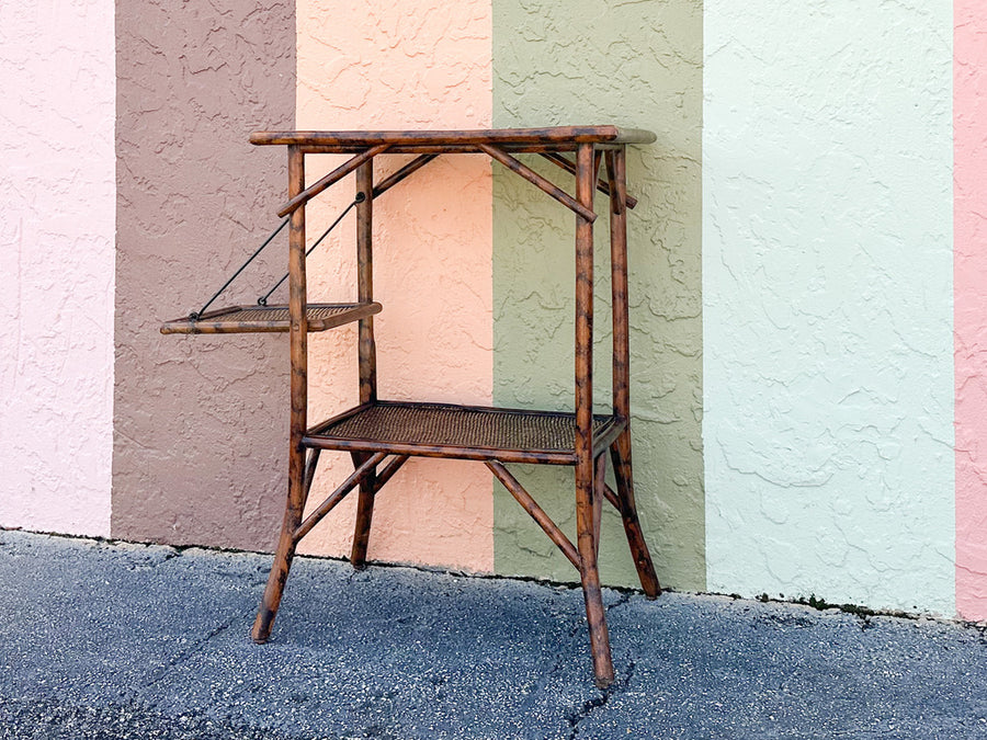 West Indies Style Rattan Plant Stand
