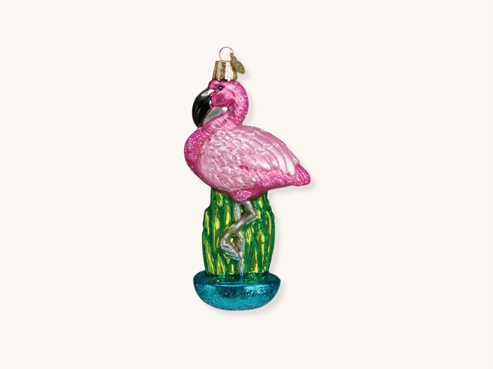 Florida Flamingo Ornament