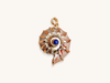 Gold Lapiz Shell Pendant