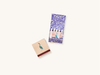 Tropical Sunset Birds Matchbook