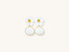 Handmade Gold Mini Mermaid Earrings