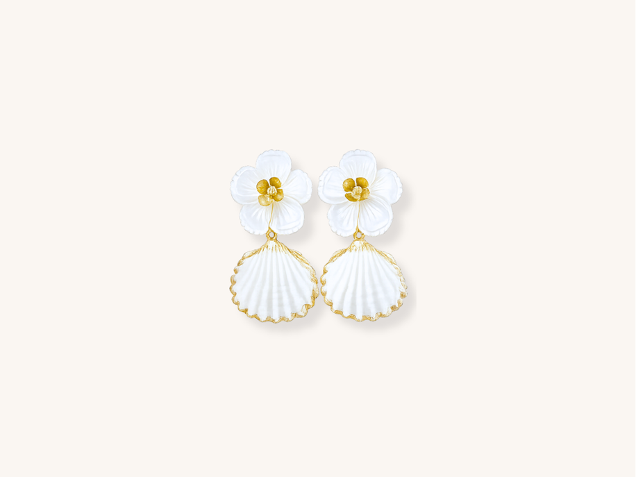 Handmade Gold Mini Mermaid Earrings