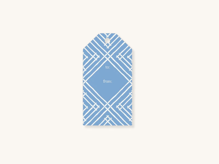 Set of Ten Blue Island House Gift Tags