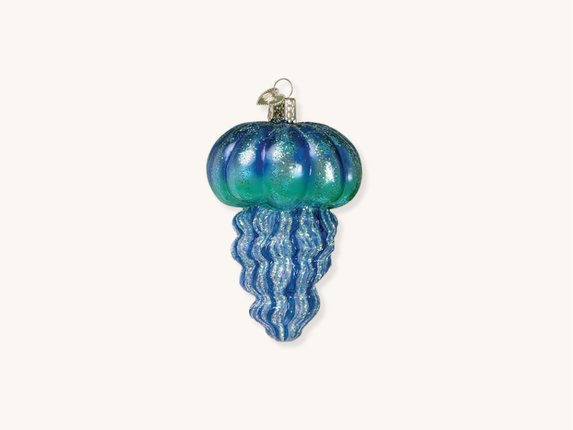 Blue Jellyfish Ornament