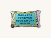 Mahjong Forever Housework Never Needlepoint Pillow