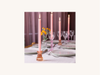 Pair of Blush Pink Taper Candles