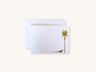 Set of Five Lyda Brown Iguana Notecards