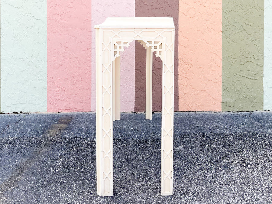 Hollywood Regency Fretwork Console