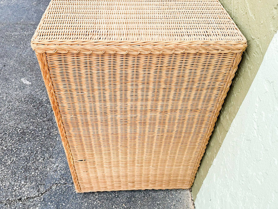 Island Style Wicker Wrapped Desk