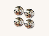Set of Four Slim Aarons Tennis Ceramic Coasters