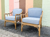 Pair of McGuire Rattan Chairs