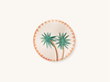 Set of Four Palm Tree Coasters