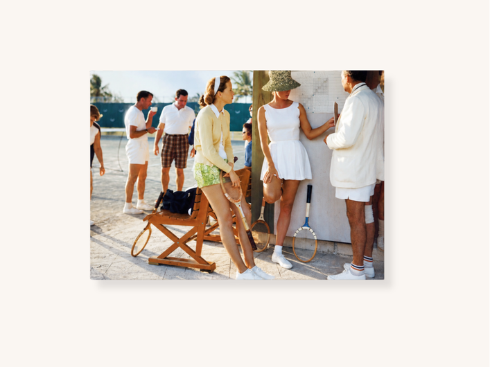 Slim Aarons Tennis Cutting Board