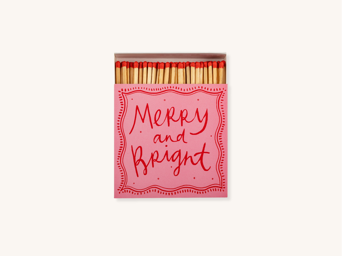 Merry and Bright Safety Matches