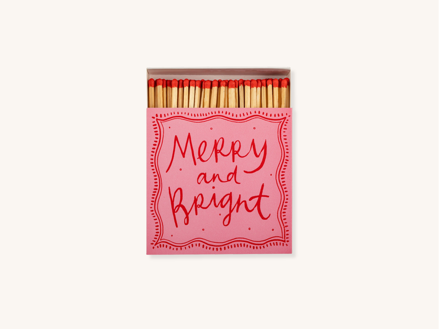 Merry and Bright Safety Matches
