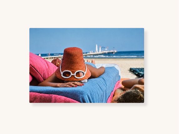 Slim Aarons Sunbathing Cutting Board