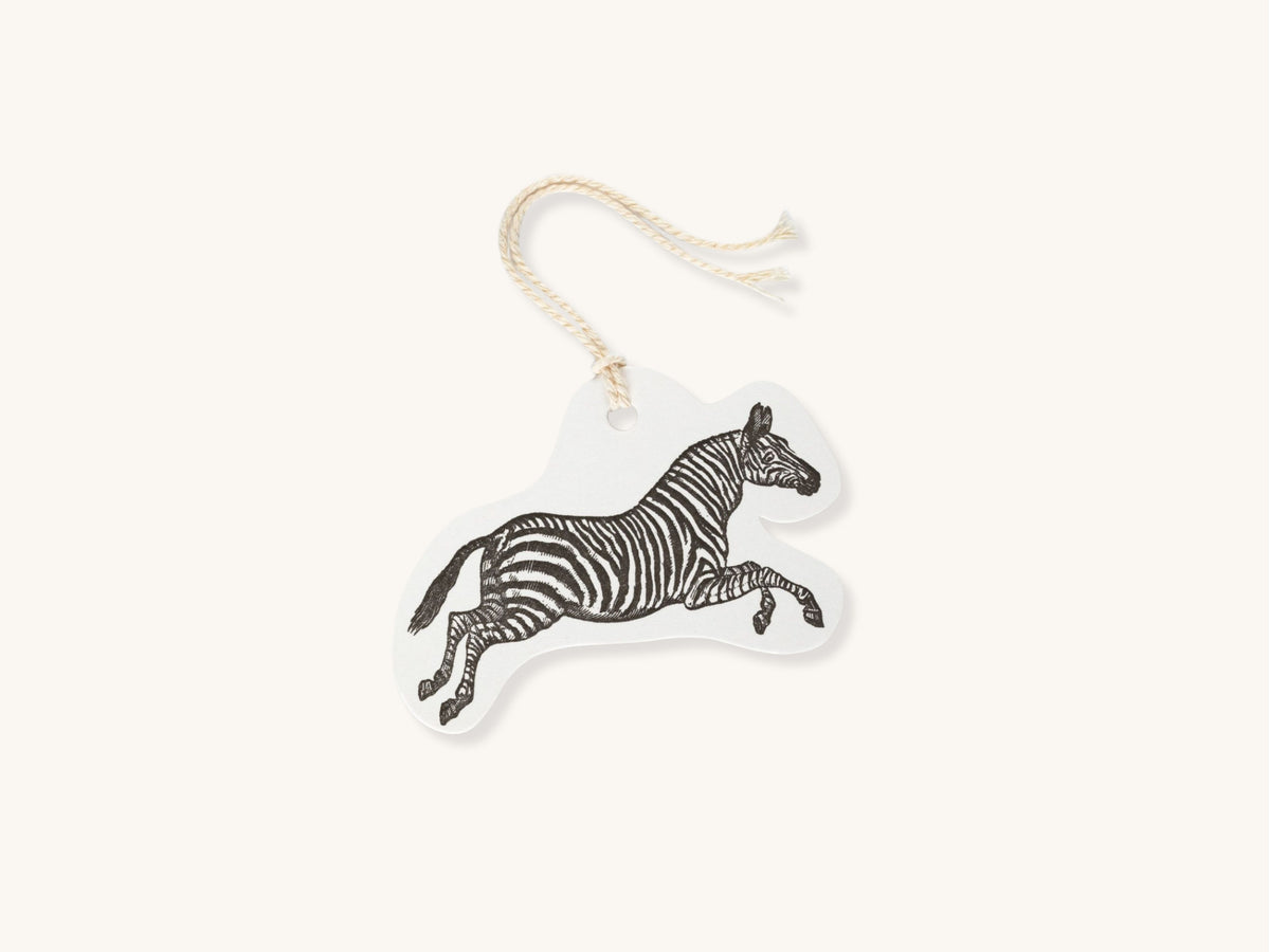 Set of Three Zebra Gift Tags