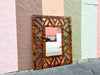 Faux Tortoiseshell Cut Out Mirror