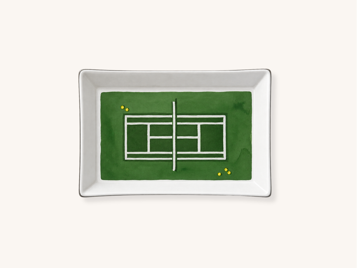 Tennis Court Ceramic Tray