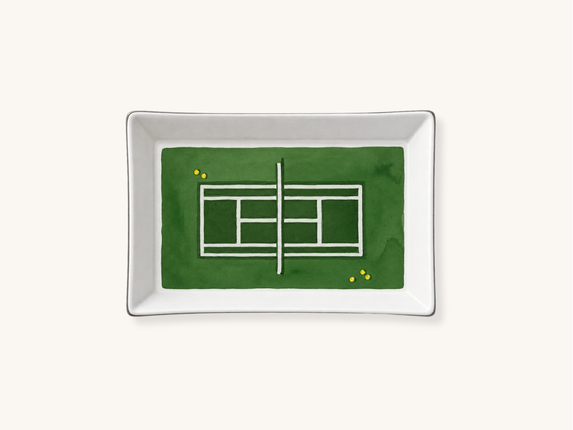 Tennis Court Ceramic Tray