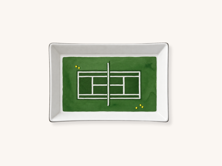 Tennis Court Ceramic Tray