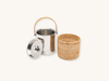 Rattan Wrapped Ice Bucket